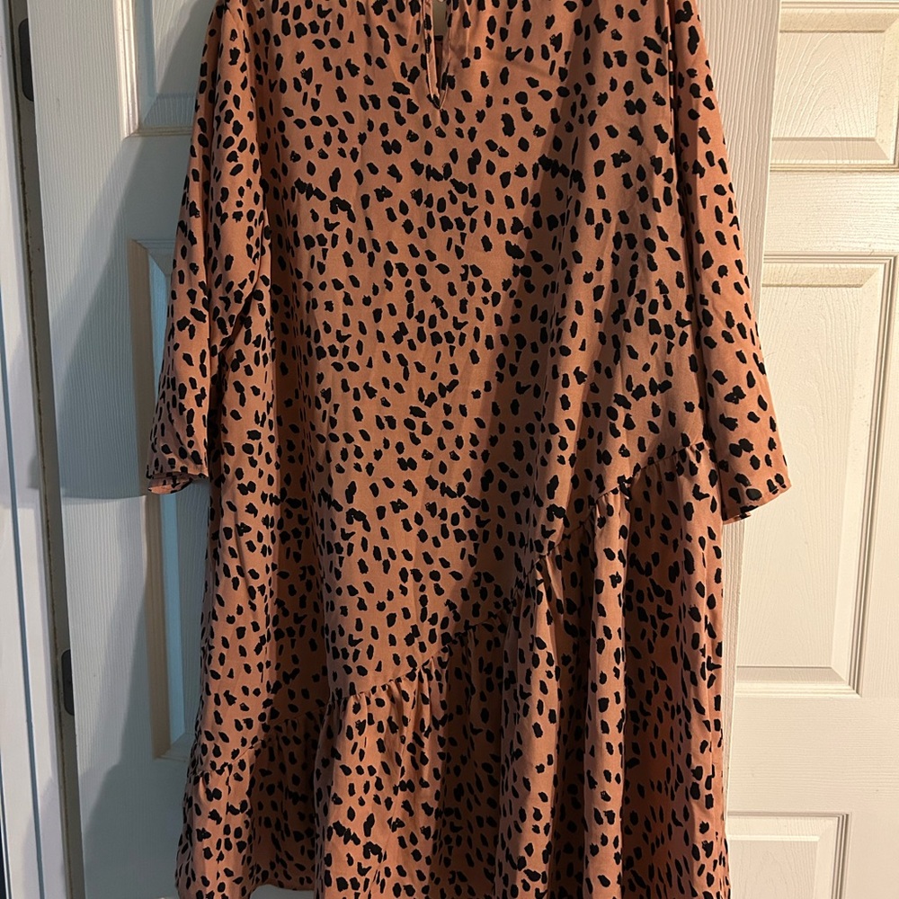 Hayden Los Angeles dot asymmetrical swing dress - Picture 7 of 7